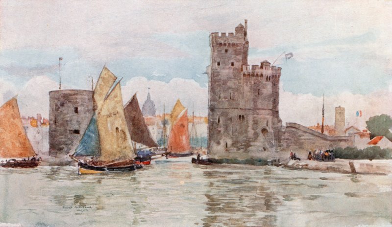 Indgang til havnen, La Rochelle af Herbert Menzies Marshall