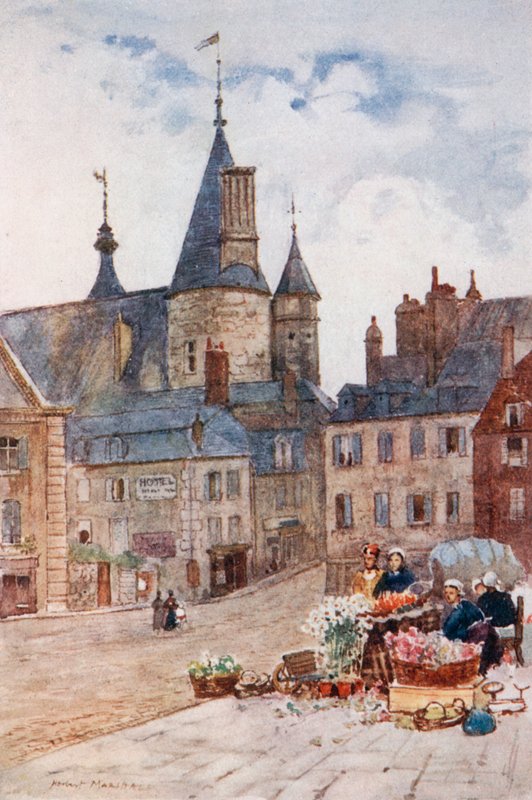 Hotel-de-Ville, Nevers af Herbert Menzies Marshall