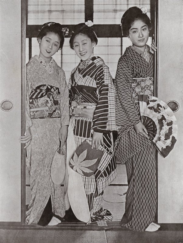 Geisha (s/h foto) af Herbert Ponting