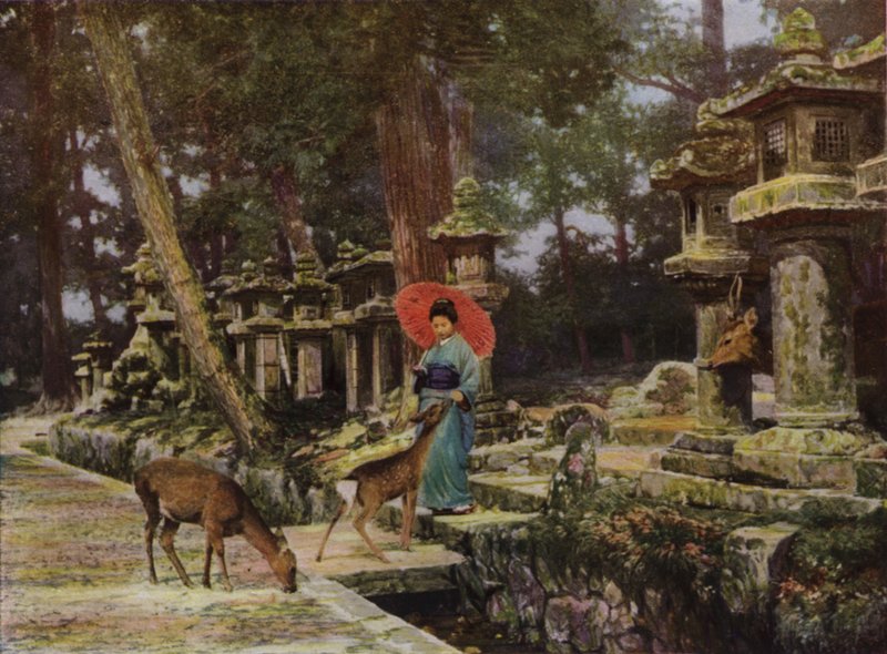 Nara, hjertet af det gamle Japan (foto) af Herbert Ponting