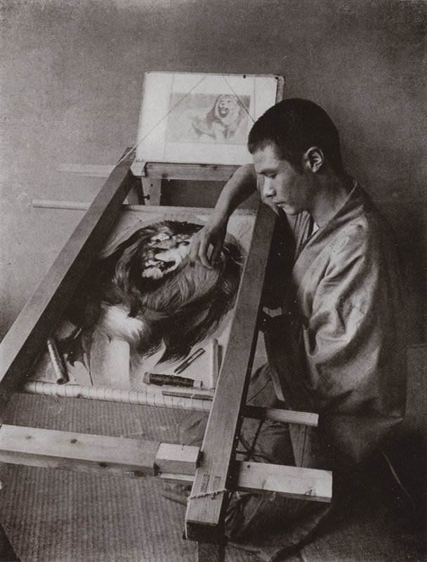 The Broiderer (s/h foto) af Herbert Ponting