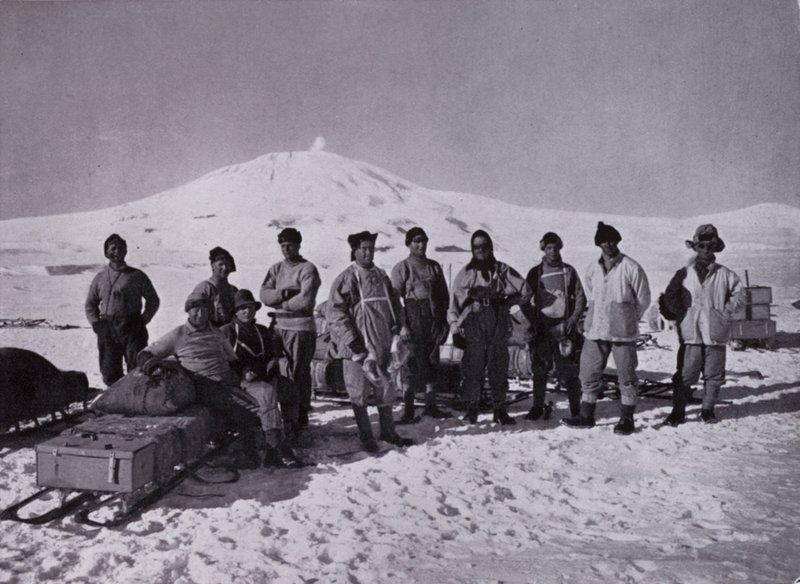 Det sydlige parti (s/h foto) af Herbert Ponting
