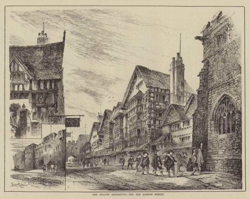 Sundhedsudstillingen, Old London Street af Herbert Railton