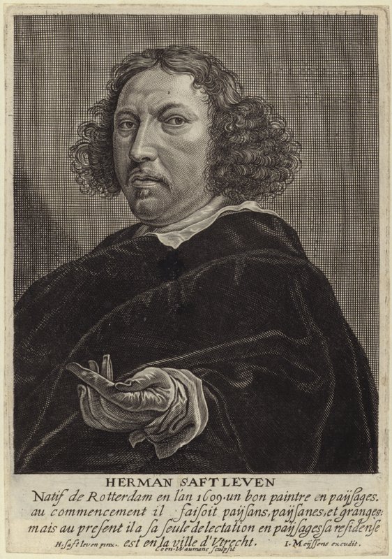 Portræt af Herman Saftleven den Yngre af Herman the Younger Saftleven