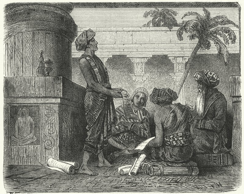 Brahminer i det gamle Indien af Hermann Vogel