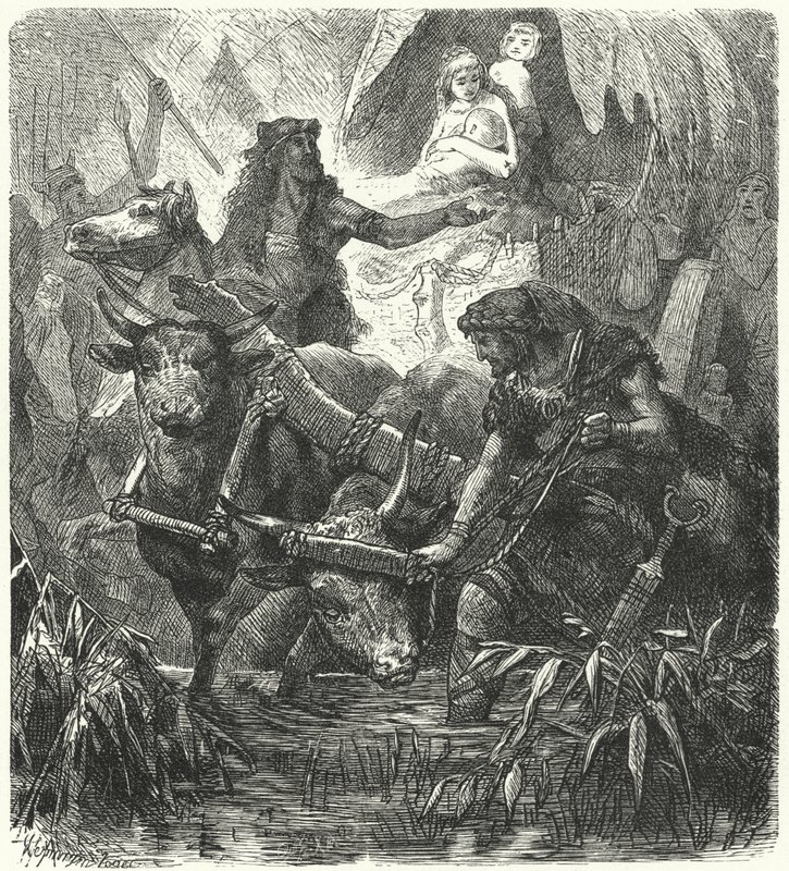 Migration af de gamle ariere i Indien af Hermann Vogel