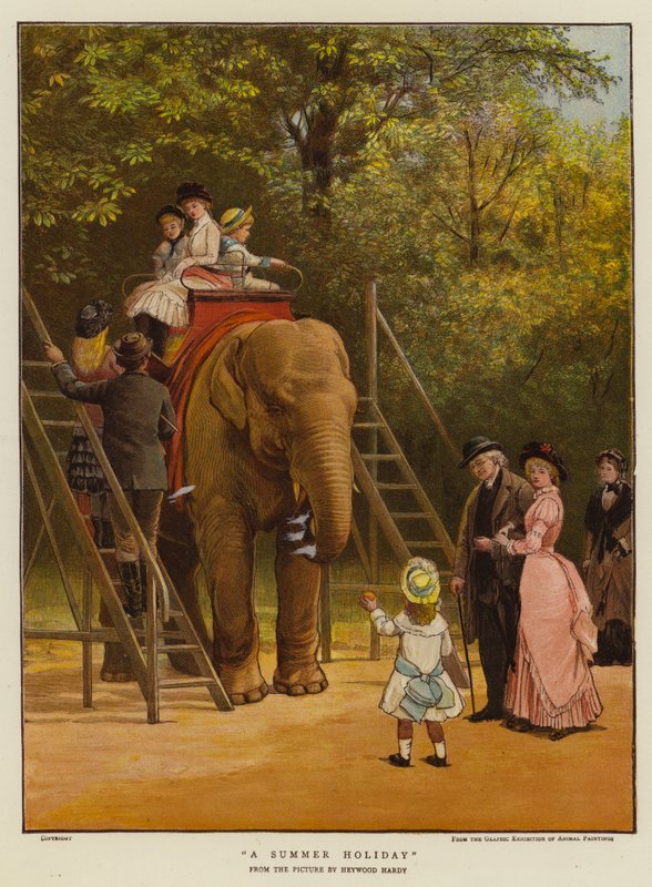 En sommerferie (chromolitho) af Heywood (after) Hardy