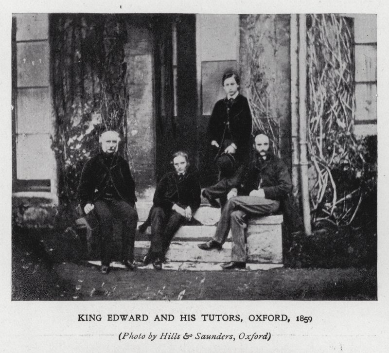 Kong Edward VII og hans undervisere ved Oxford University af Hills and Saunders