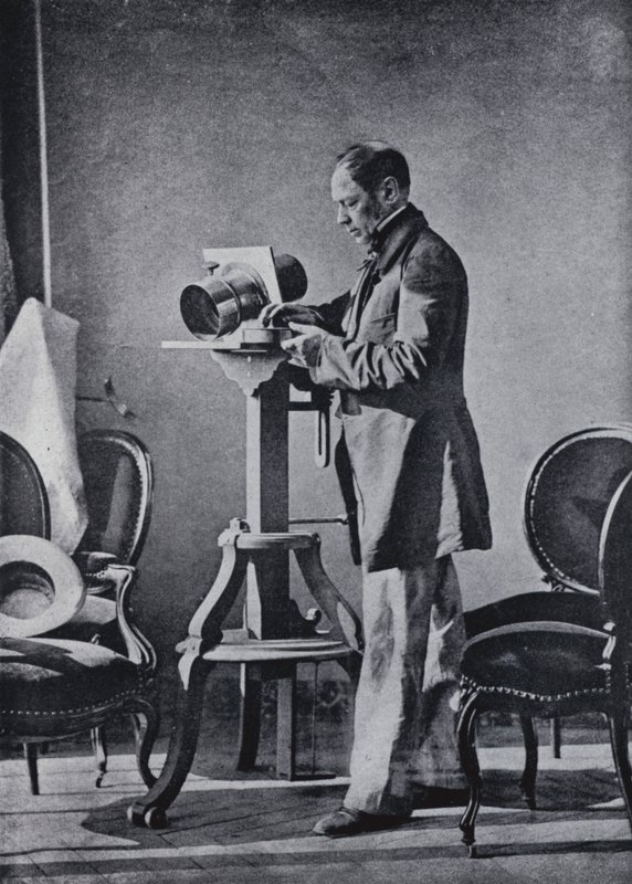 Portræt af Hippolyte Bayard, taget af ham selv (s/h foto) af Hippolyte Bayard