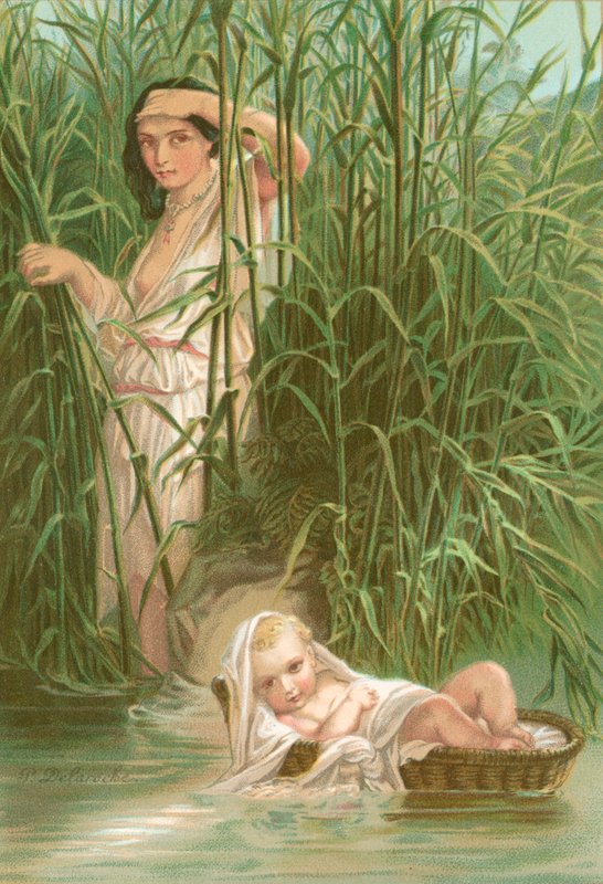 Miriam og Moses af Hippolyte Delaroche