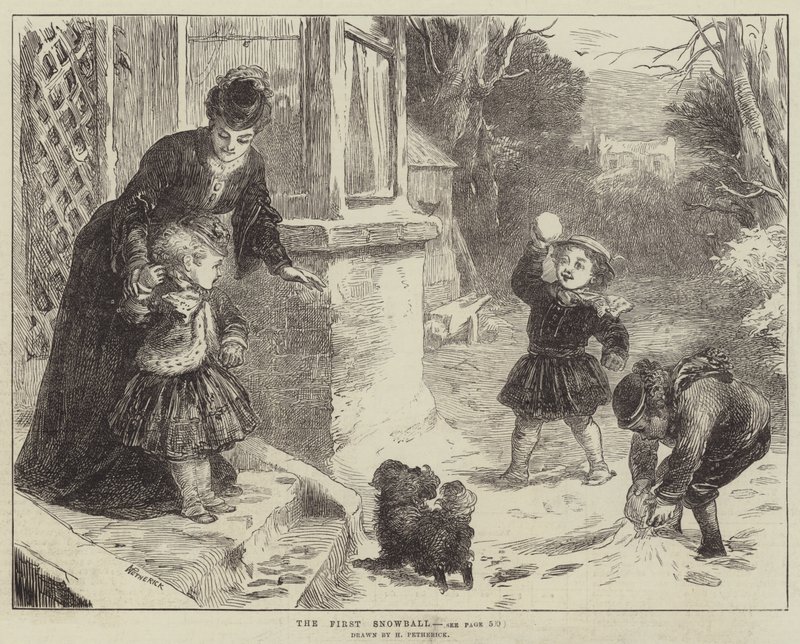 Den første snebold af Horace Petherick