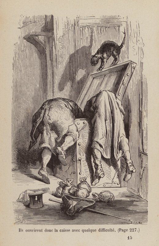 Illustration til Un Bon Petit Diable (kobberstik) af Horace (after) Castelli