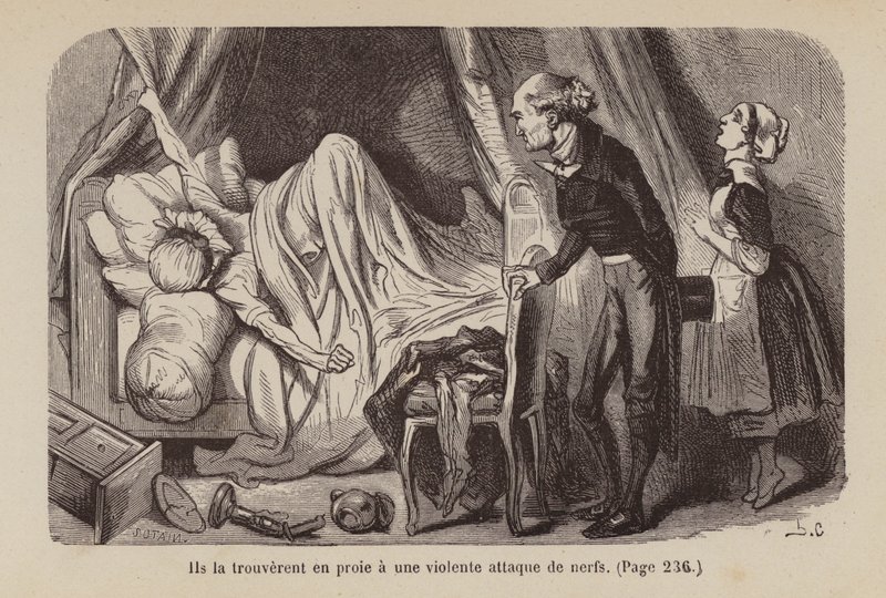 Illustration til Un Bon Petit Diable (kobberstik) af Horace (after) Castelli