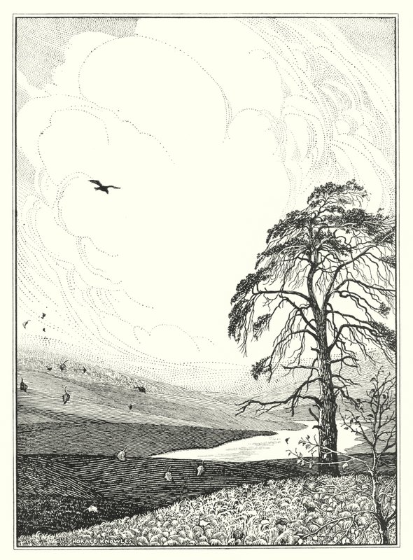 Oktober (litografi) af Horace J. Knowles