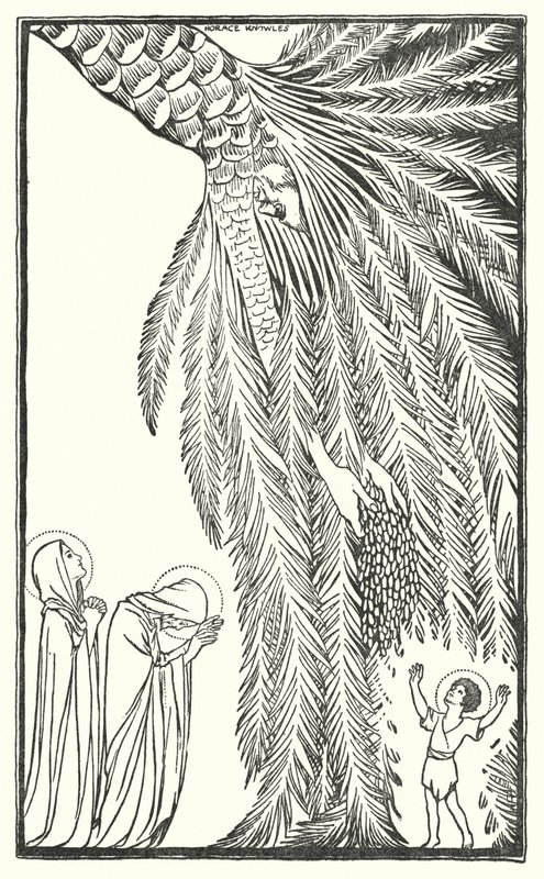 Flugten til Egypten (litografi) af Horace J. Knowles