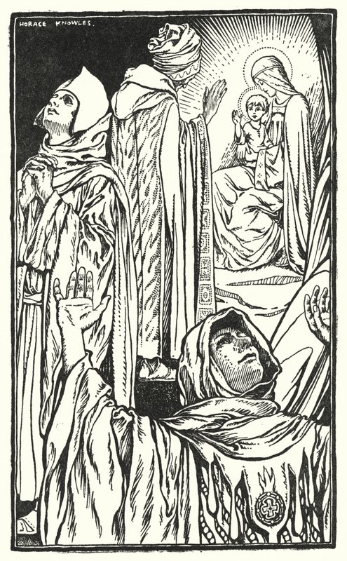 De vise mænds brønd (litografi) af Horace J. Knowles