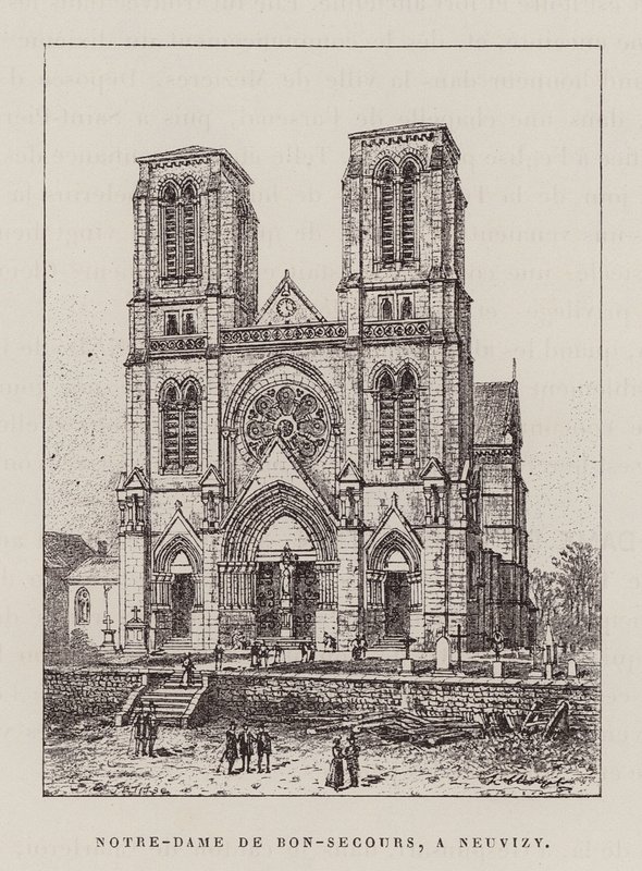Notre-Dame De Bon-Secours, A Neuvizy (stik) af Hubert Clerget