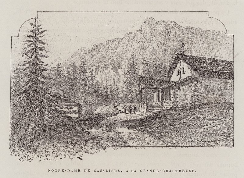 Notre-Dame De Casalibus, A La Grande-Chartreuse (stik) af Hubert Clerget