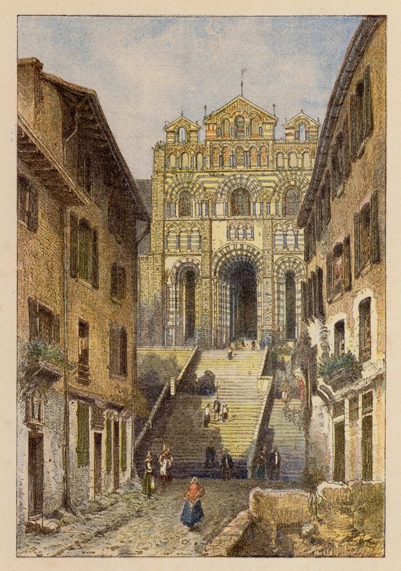 Notre-Dame De France, Au Puy (farvelitografi) af Hubert Clerget