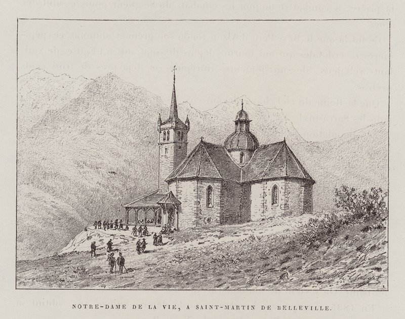 Notre-Dame De La Vie, A Saint-Martin De Belleville (stik) af Hubert Clerget
