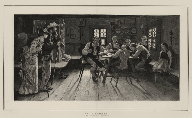 Et dilemma af Hubert von Herkomer