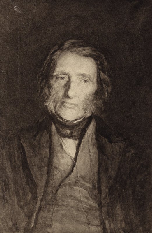 John Ruskin (1819-1900), engelsk forfatter, kunstkritiker, kunstner og socialtænker af Hubert von Herkomer