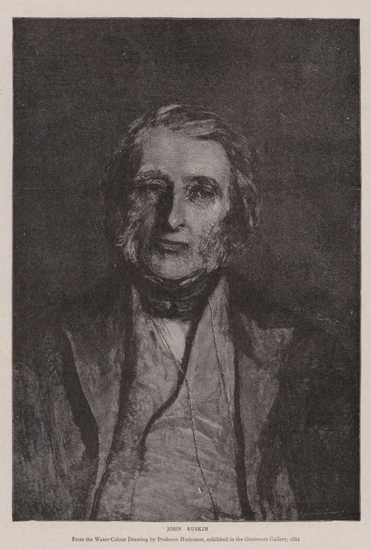 John Ruskin af Hubert von Herkomer