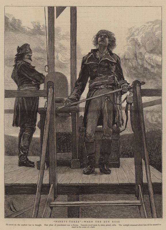Treoghalvfemsindstyve, da solen stod op af Hubert von Herkomer