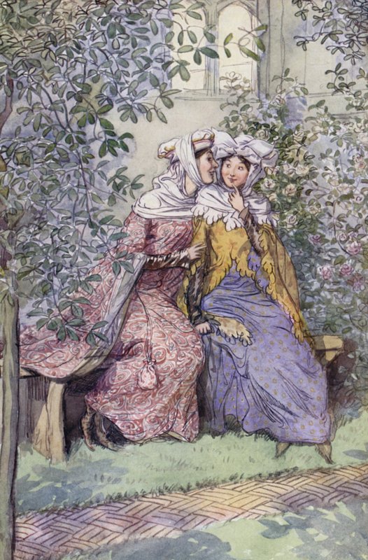 Illustration til The Merry Wives of Windsor af Hugh Thomson