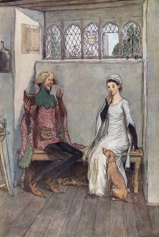 Illustration til The Merry Wives of Windsor af Hugh Thomson