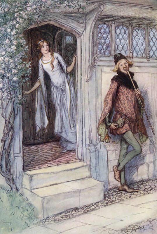 Illustration til The Merry Wives of Windsor af Hugh Thomson