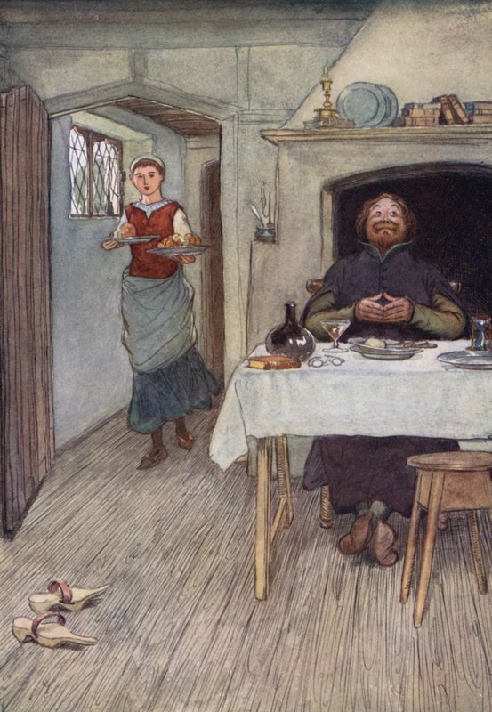 Illustration til The Merry Wives of Windsor af Hugh Thomson
