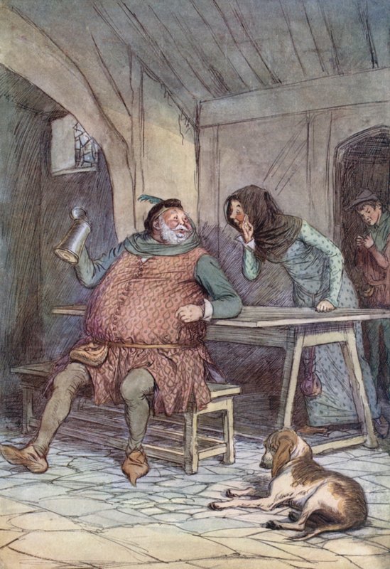 Illustration til The Merry Wives of Windsor af Hugh Thomson