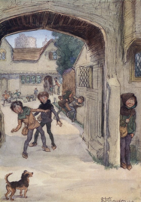 Illustration til The Merry Wives of Windsor af Hugh Thomson