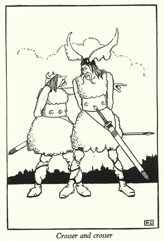 Crossere og crossovere (litho) af Hugh Chesterman