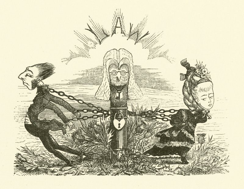 Skilsmisse (gravering) af Hugh Rowley