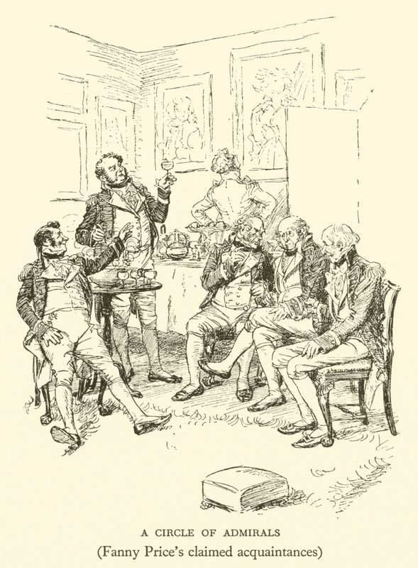 A Circle of Admirals, Fanny Prices påståede bekendte (gravering) af Hugh Thomson