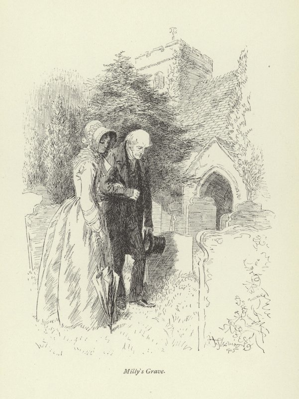 Illustration til Amos Barton af George Eliot af Hugh Thomson