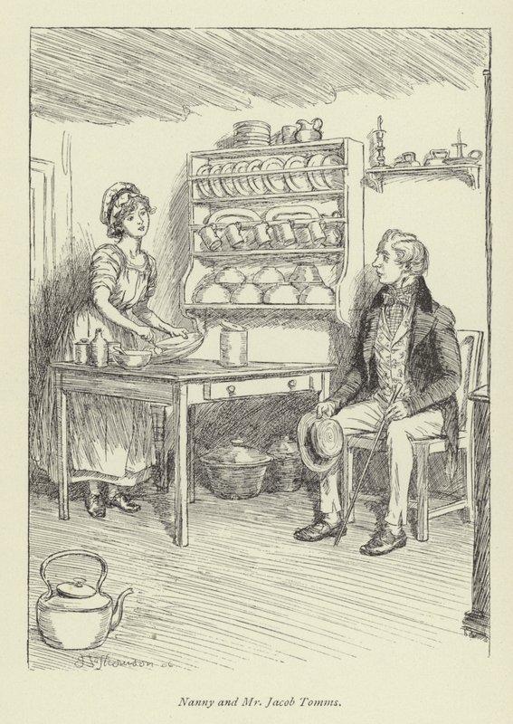 Illustration til Amos Barton af George Eliot af Hugh Thomson