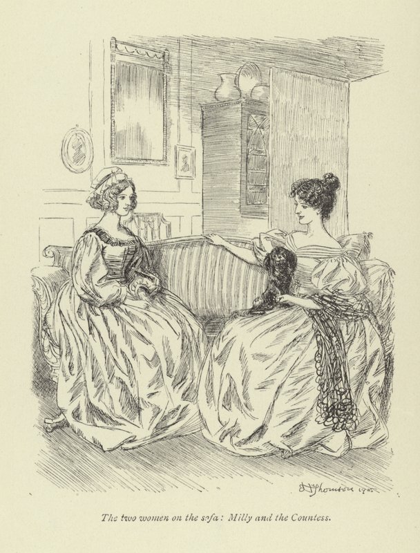 Illustration til Amos Barton af George Eliot af Hugh Thomson