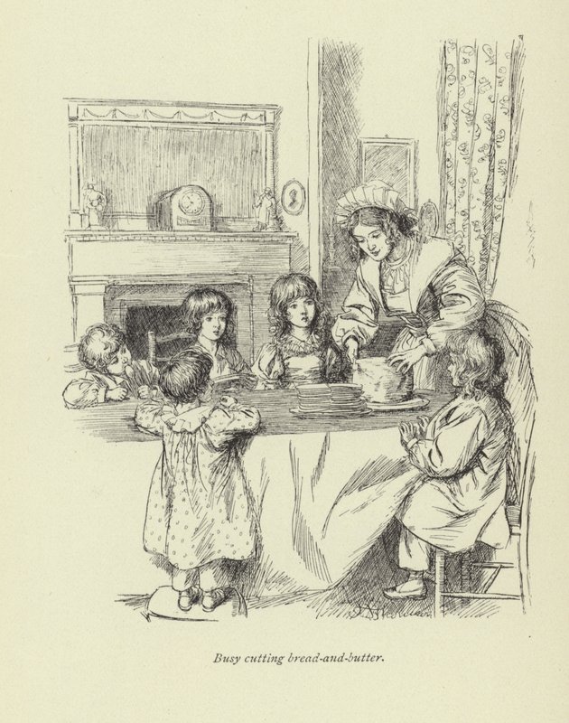 Illustration til Amos Barton af George Eliot af Hugh Thomson