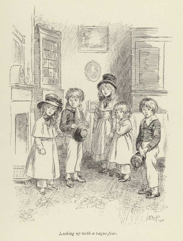 Illustration til Amos Barton af George Eliot af Hugh Thomson