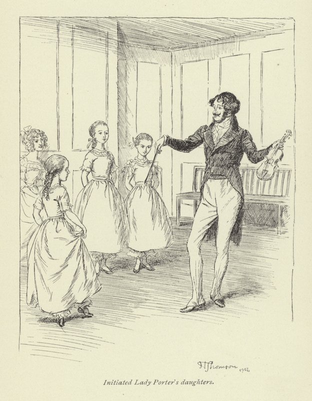 Illustration til Amos Barton af George Eliot af Hugh Thomson