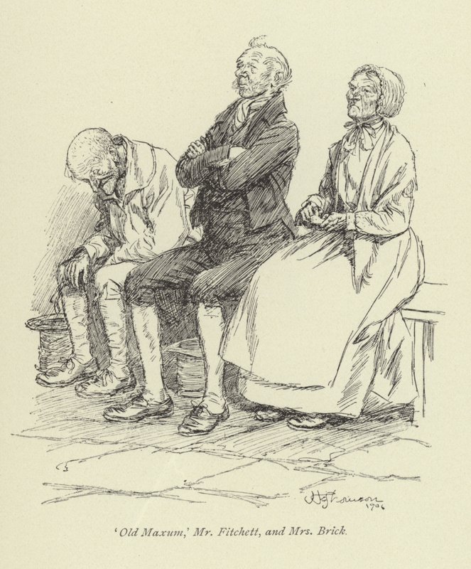 Illustration til Amos Barton af George Eliot af Hugh Thomson