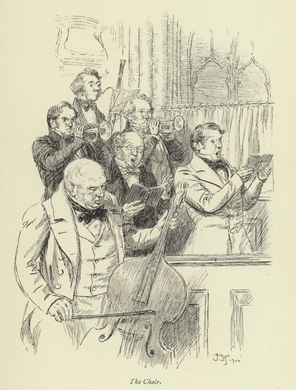 Illustration til Amos Barton af George Eliot af Hugh Thomson