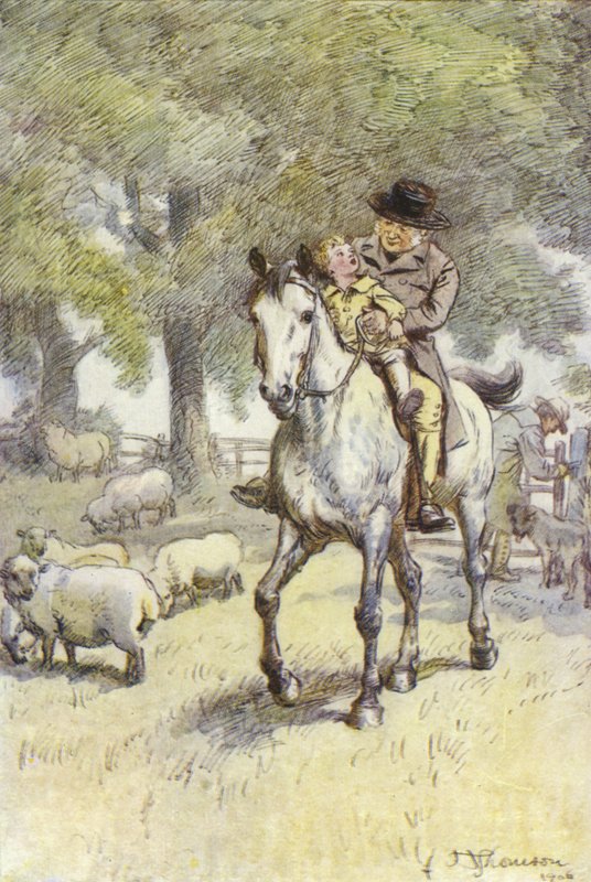 Illustration til Amos Barton af George Eliot af Hugh Thomson