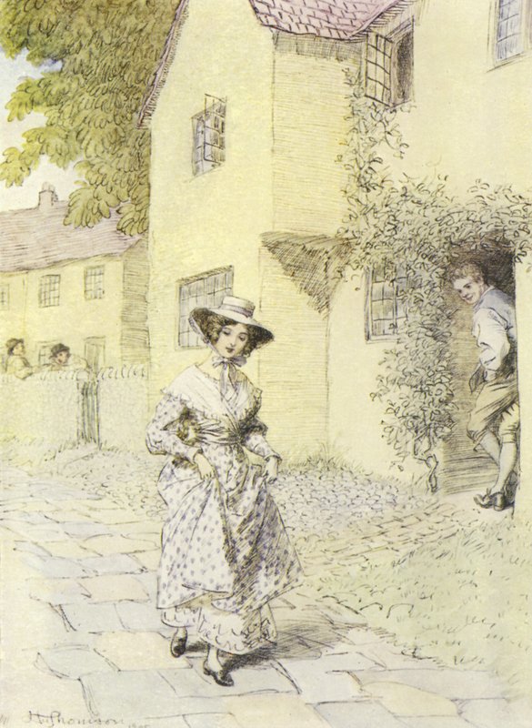 Illustration til Amos Barton af George Eliot af Hugh Thomson