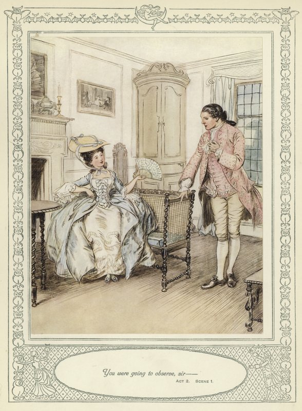Illustration til Goldsmith