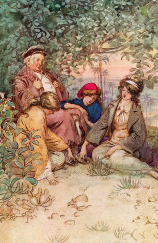 Illustration til J M Barrie