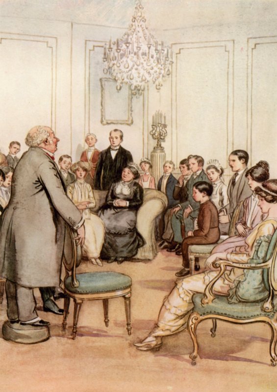 Illustration til J M Barrie The Admirable Crichton af Hugh Thomson